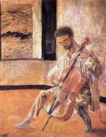 Dali, Salvador - Portrait the cellist ricardo pichot